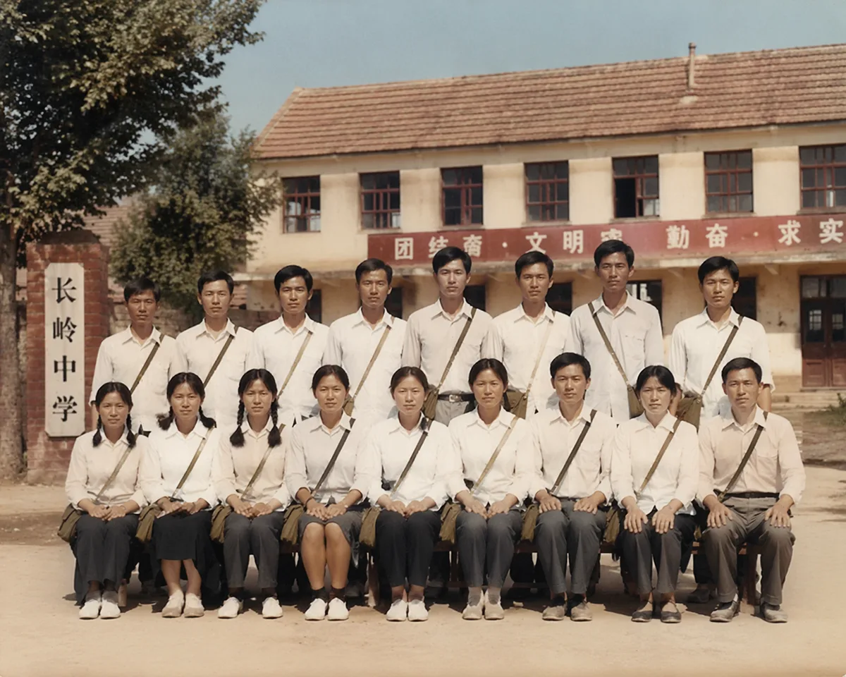 Nostalgic School Graduation Photo AI 2