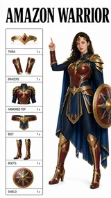 Cosplay Outfit Catalog Information Page Cosplay Catalog Amazon Warrior