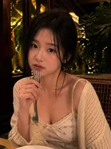 Realistic Low Light Phone Style Portrait Young
