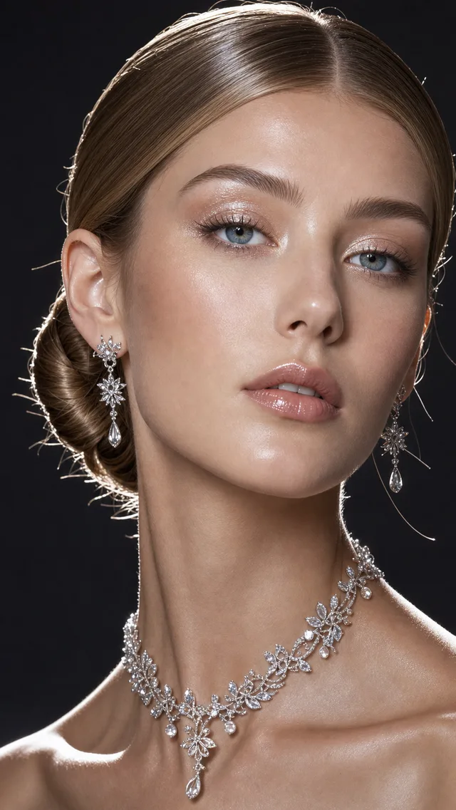 Beauty Editorial Closeup AI prompt example