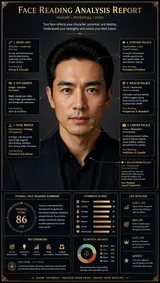 Image To Image Traditional Face Reading Poster Traditional Face Reading Analysis Poster V1 English Regeneration 01