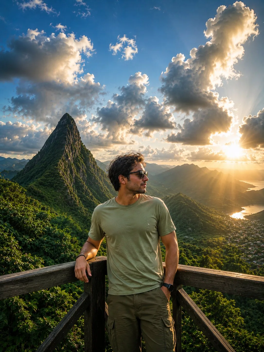 Ultra Realistic Cinematic Travel Portrait Young Man 2