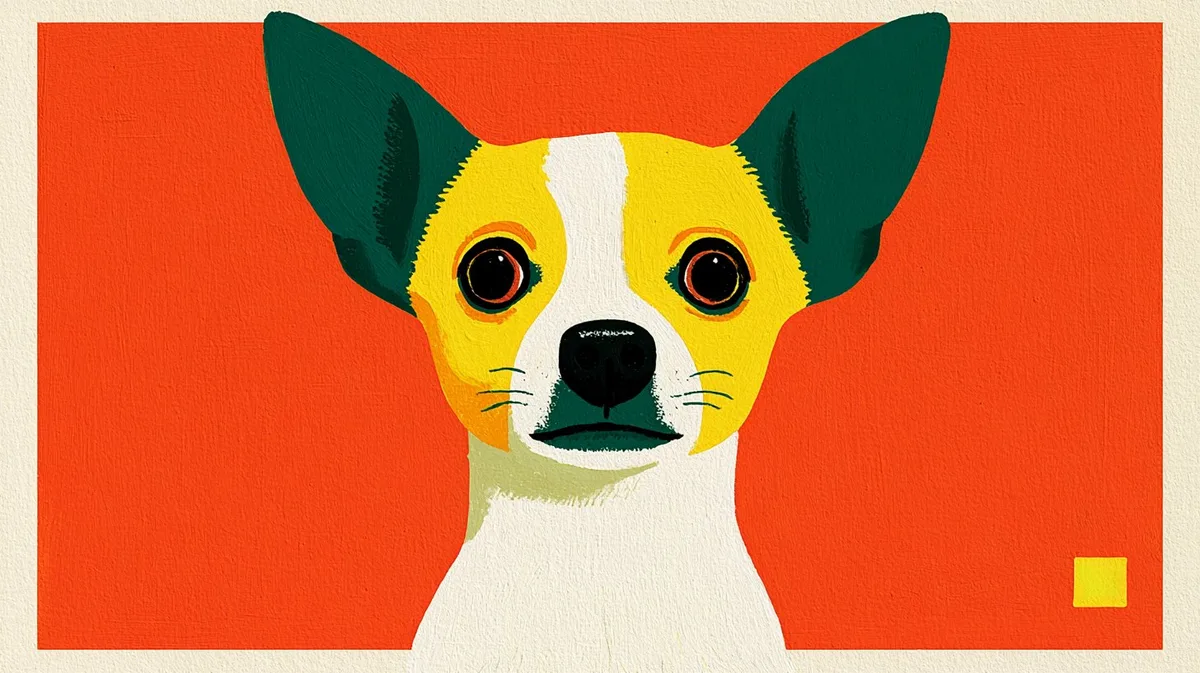 Polaroid Chihuahua Style Reference prompt example
