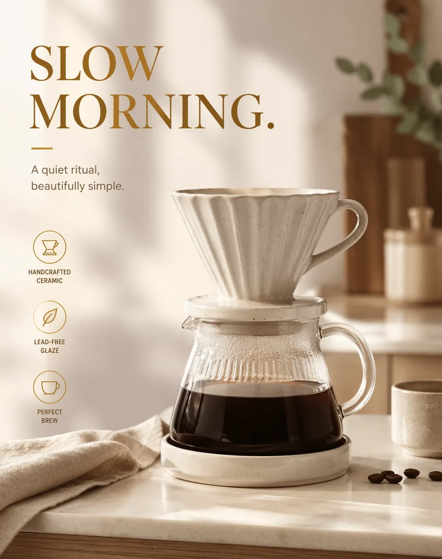 Vintage Bookstore Brand Poster AI prompt example