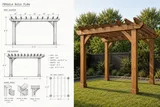Architectural Visualization Pergola Build Plan