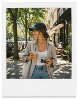 Candid Summer Instant Film Street Photo Variant 01