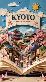 Handcrafted Pop Up Storybook Travel Diorama Variant 03