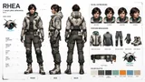 Character Design Sheet I2i Variant 01