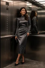 Cinematic Elevator Editorial Portrait Variant 01