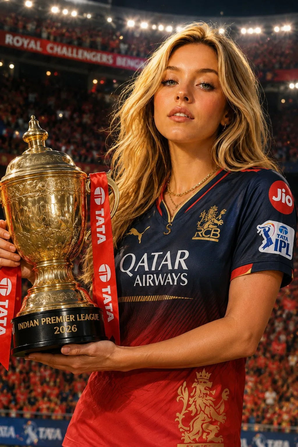 Photorealistic Championship Celebration Portrait
