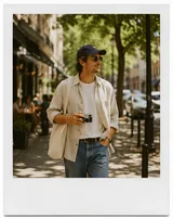 Candid Summer Instant Film Street Photo Variant 03