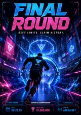 Sci Fi Future City Cinematic Poster Variant 02