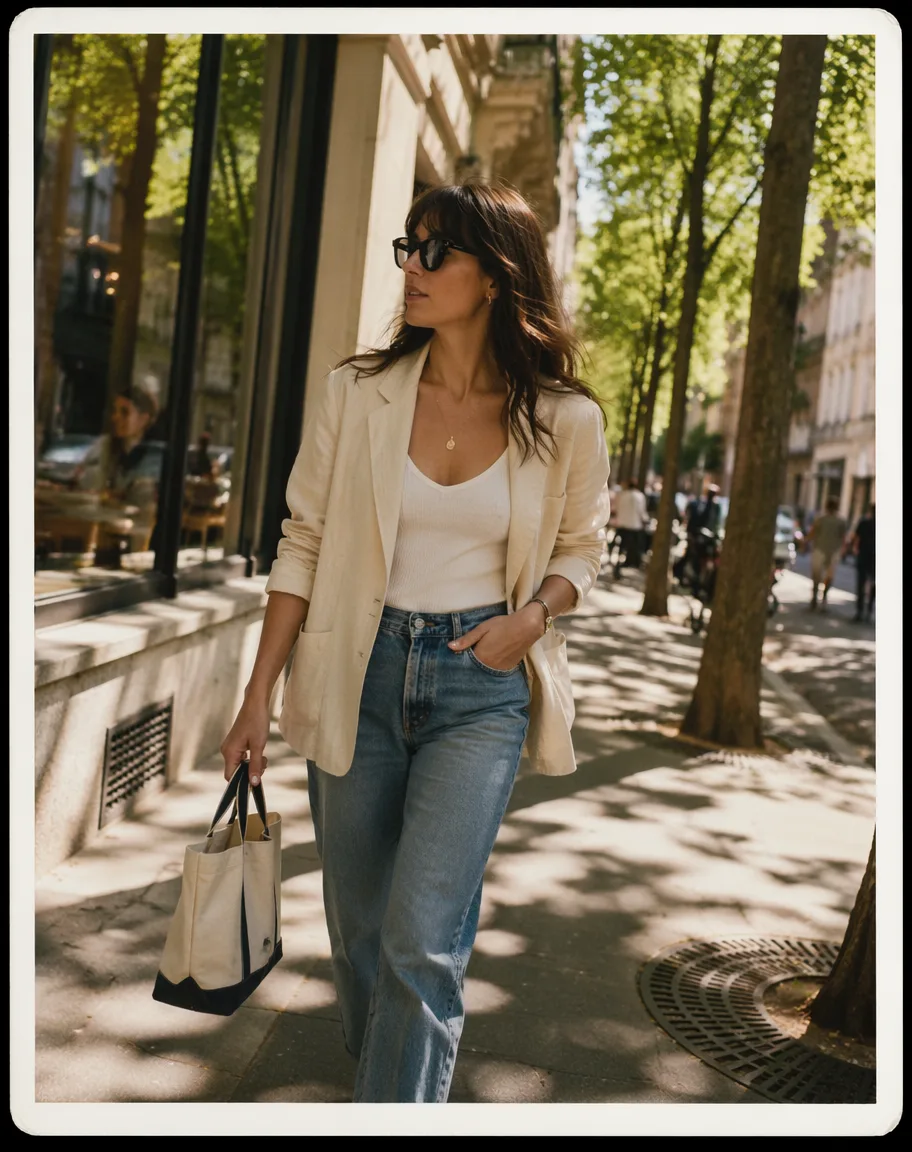 Instant Film Street Fashion Photo AI 2