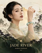 Oriental Ink Luxury Jewelry Campaign Poster Variant 02