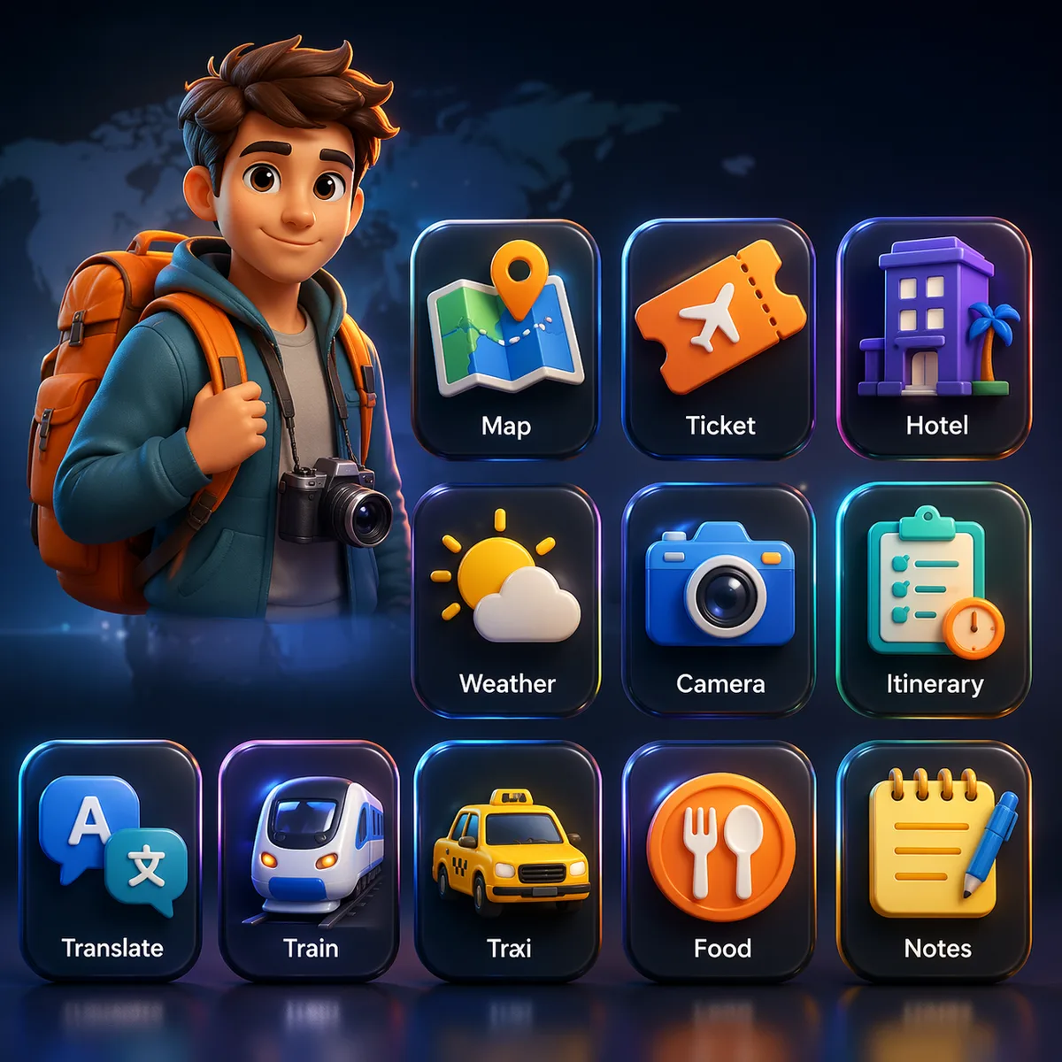 Personalized App Icon Grid AI 2