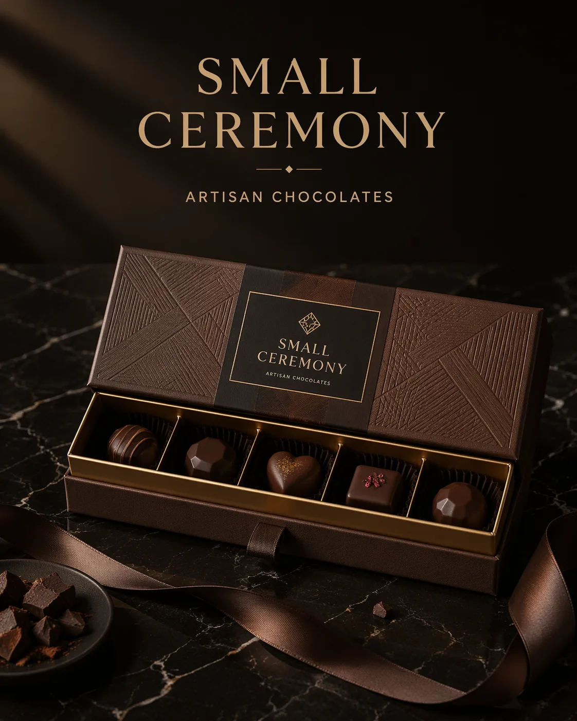Luxury Dessert Brand Poster AI 2