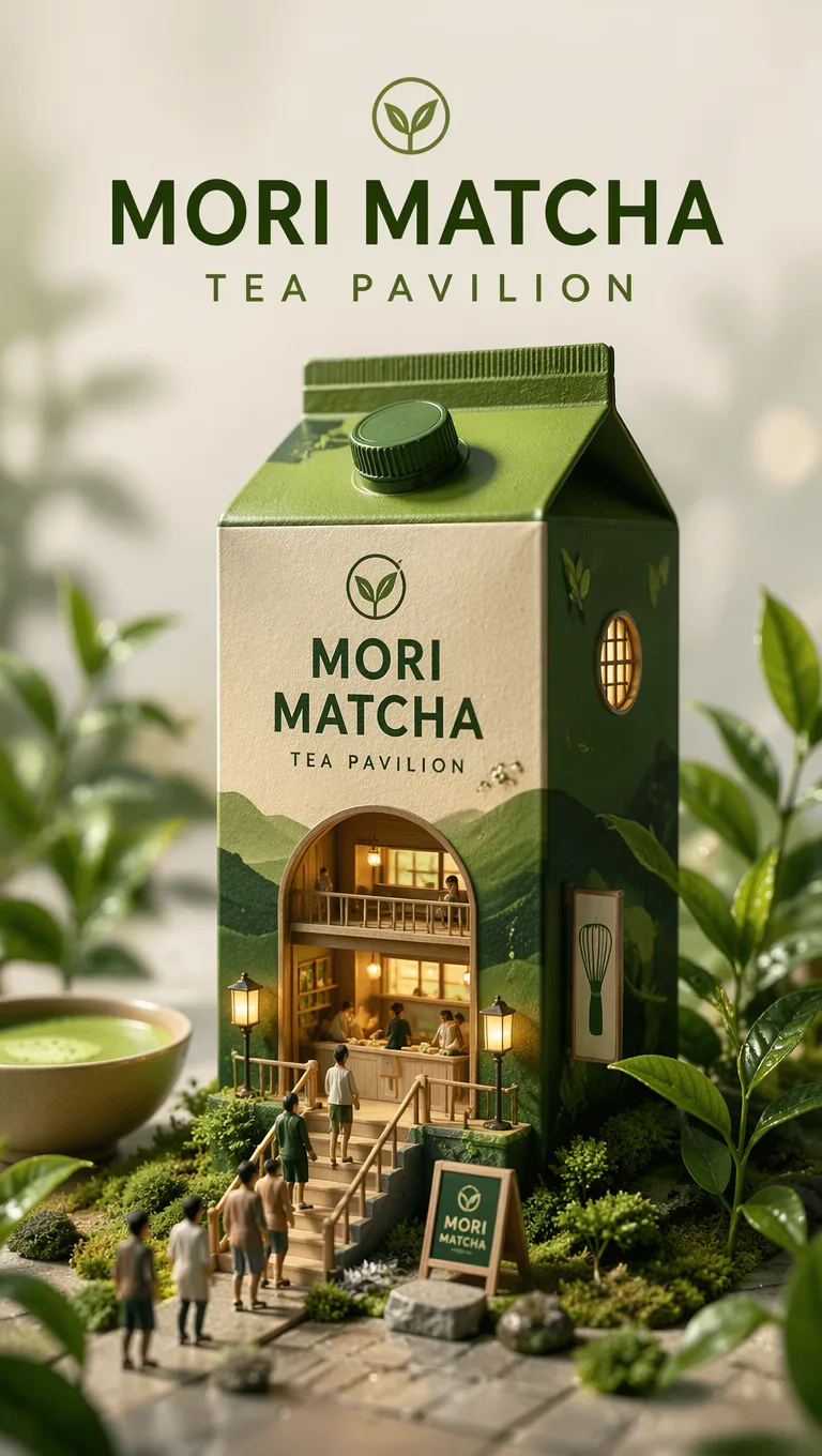Fictional Brand Miniature Architecture Poster AI 3