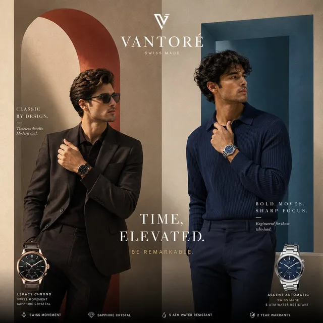 Luxury Editorial Composition From Reference prompt example