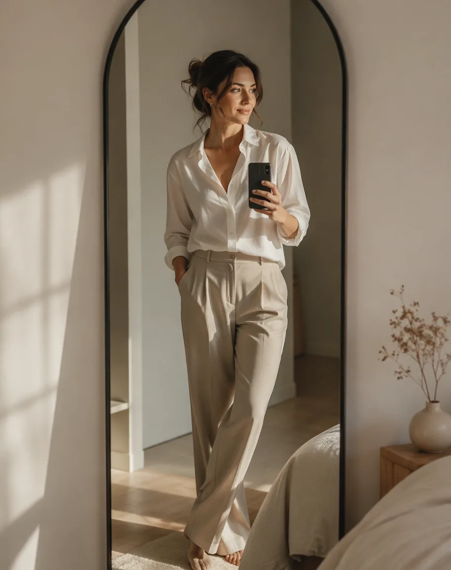 Morning Bedroom Lifestyle Editorial Portrait AI 2