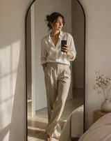 Morning Bedroom Cinematic Lifestyle Portrait Variant 02