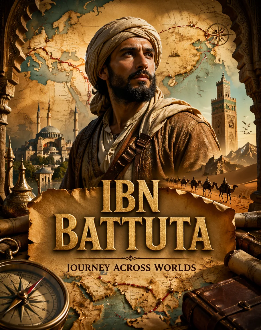 3D Historical Biography Poster AI 4