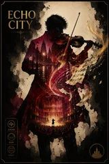 Silhouette Universe Collectible Narrative Poster Echo City