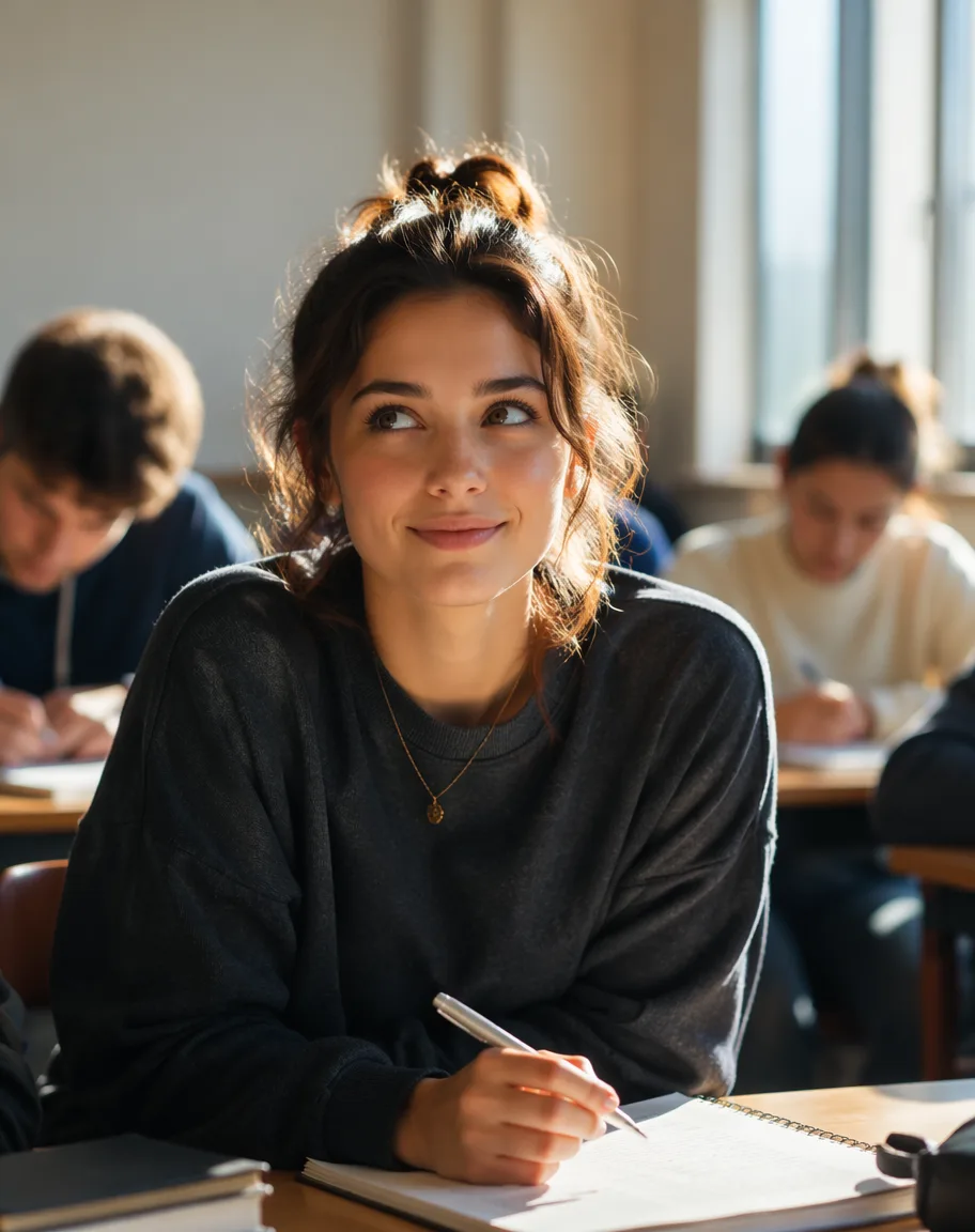 Adult University Classroom Story Still AI 2