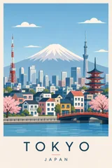Create Premium Editorial Travel Poster Illustration Destination