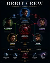 High Design Character Relationship Diagram Poster Variant 03