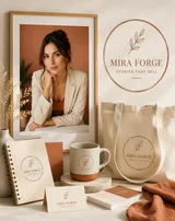 Minimal Creator Personal Brand Identity Mockup Variant 02