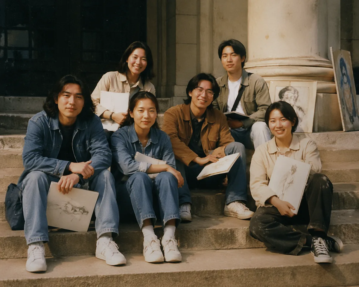 Nostalgic School Graduation Photo AI 3
