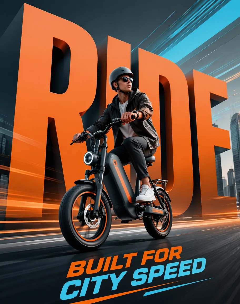 Product Giant Typography Campaign Poster AI 2