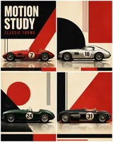 Constructivist Classic Car Editorial Grid Variant 02