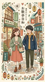 Create Cozy Japanese Inspired Whimsical Folk Art