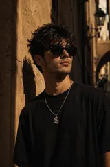 Ultra Cinematic Street Fashion Portrait Stylish Young
