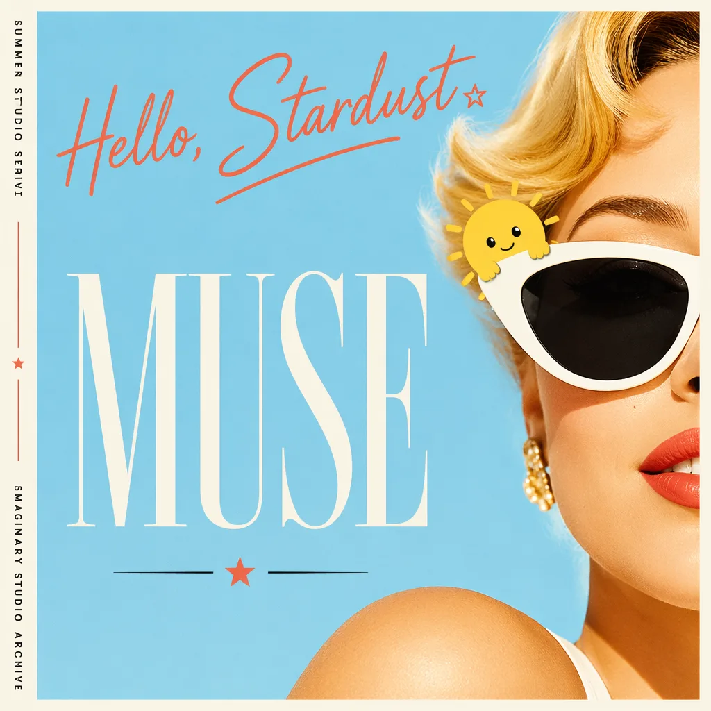 Fictional Hollywood Starlet Publicity Poster AI 2
