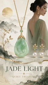 Oriental Ink Luxury Jewelry Campaign Poster Variant 03