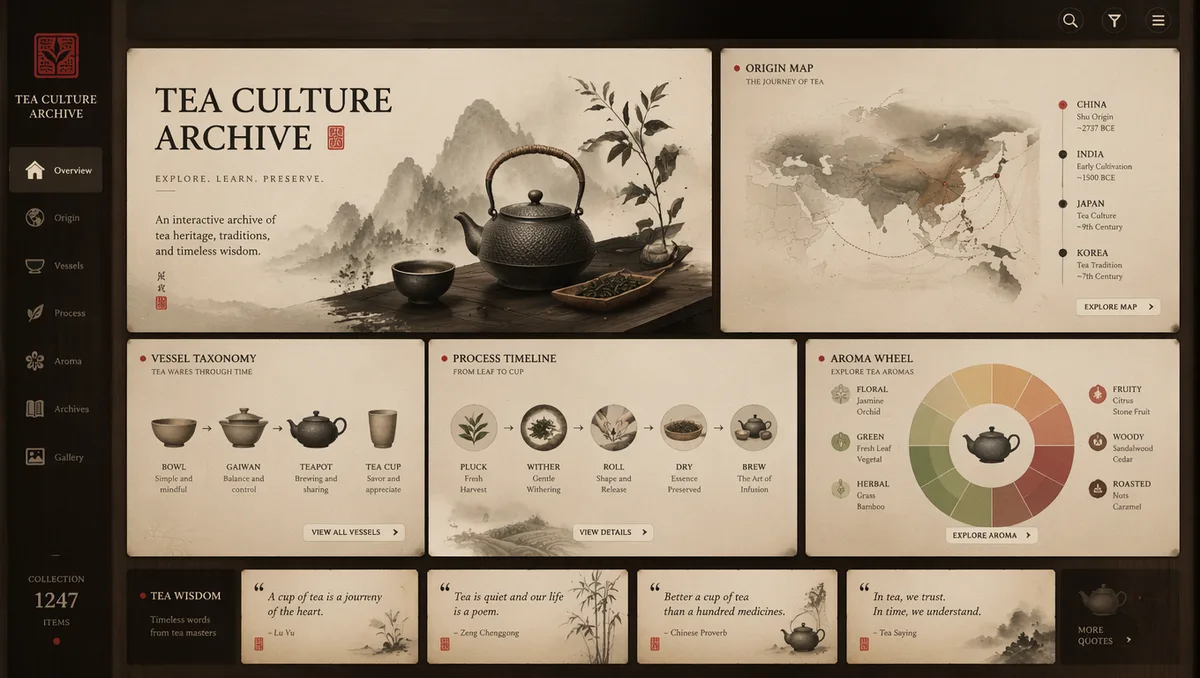 Cultural Heritage Dashboard Screen AI 2