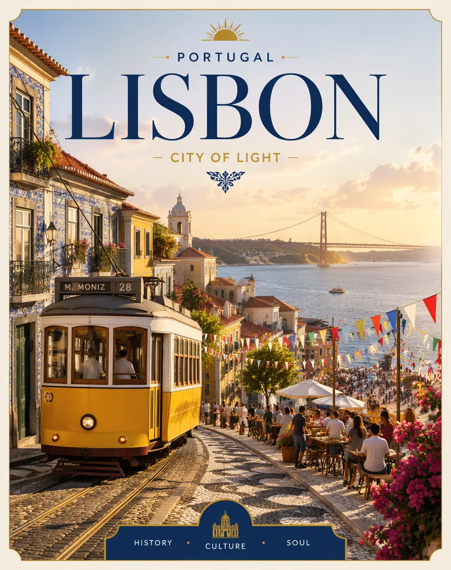Summer Resort Travel Poster AI 2