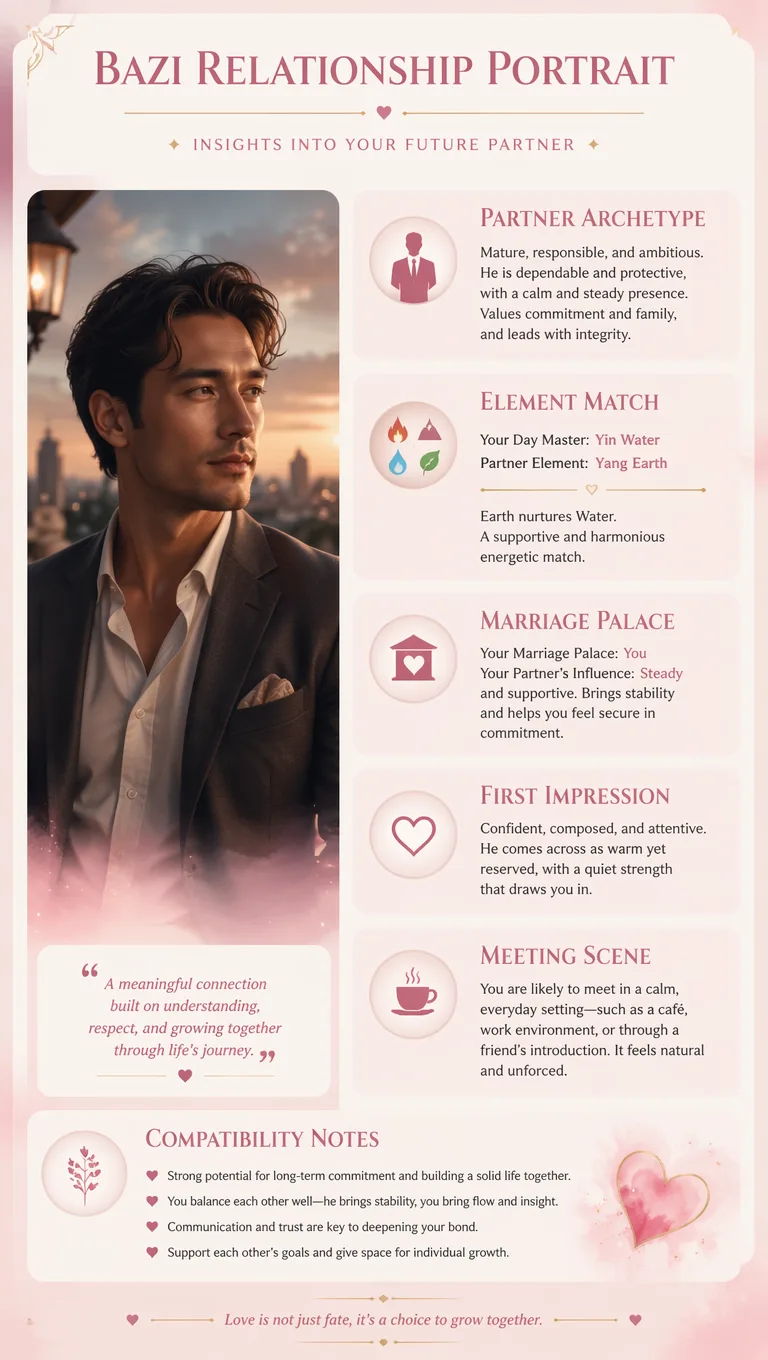 Bazi Destined Partner Portrait AI 2