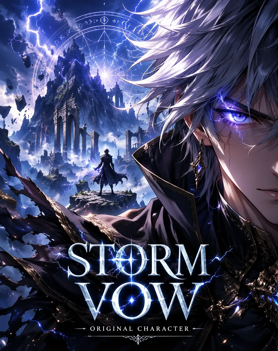 Anime Fantasy Character Poster AI 3