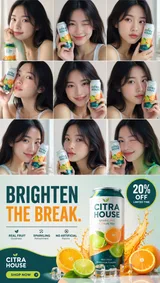 Aurora Run Lab Trail Sneaker Nine Panel Ad Poster Brighten The Break