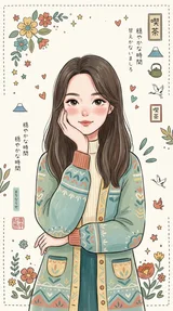 Create Cozy Japanese Inspired Whimsical Folk Art