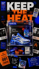 Premium youth-culture advertising poster Keep The Heat