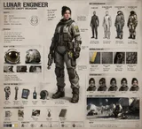 Deep Character Concept Breakdown Board Industrial Moonbase