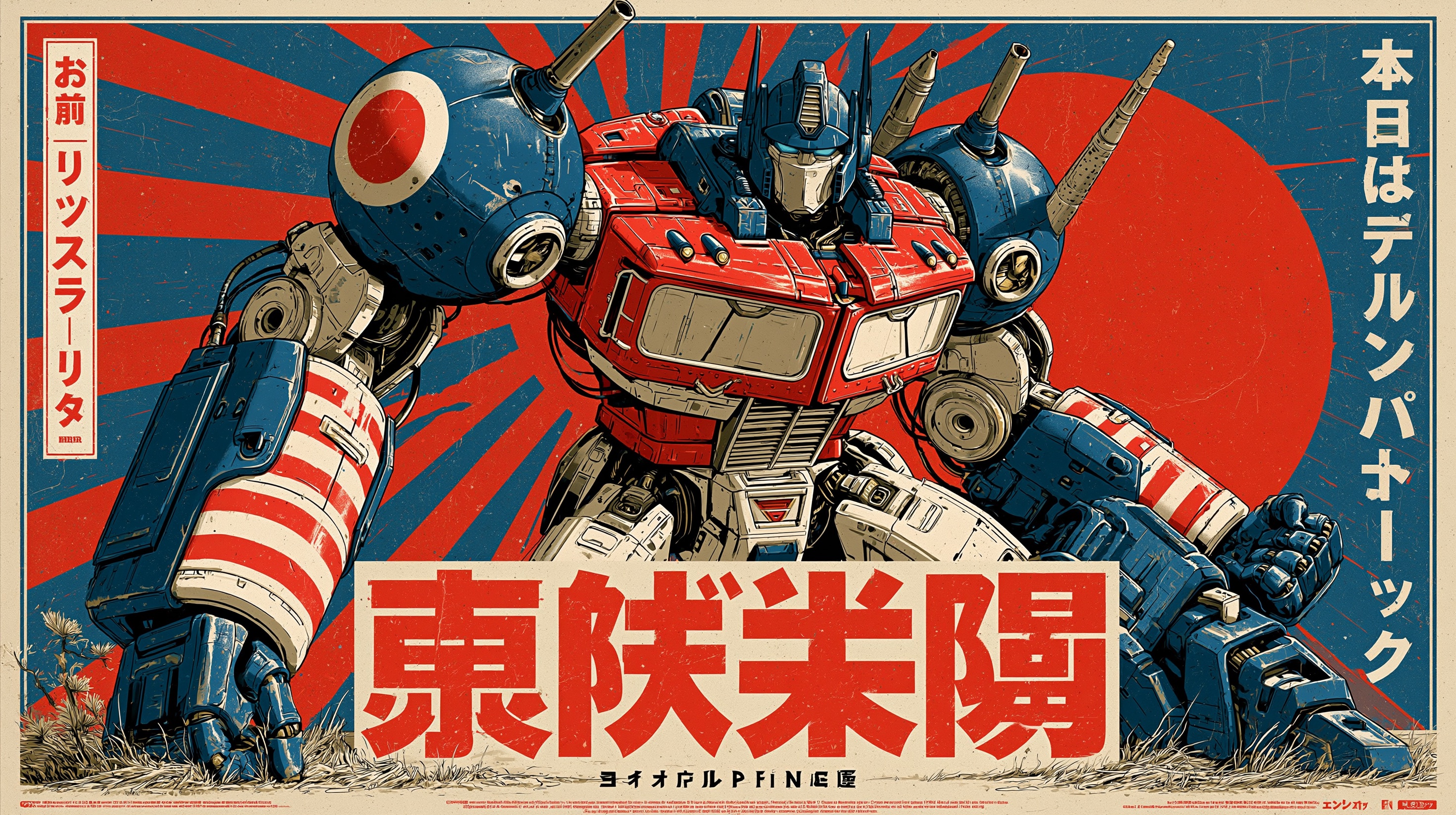 Japanese Optimus Prime Movie Poster 3