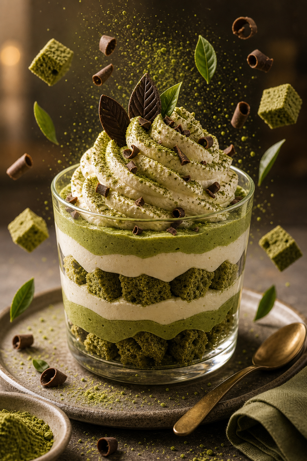 Dessert food commercial prompt example from the Vogue AI prompt library