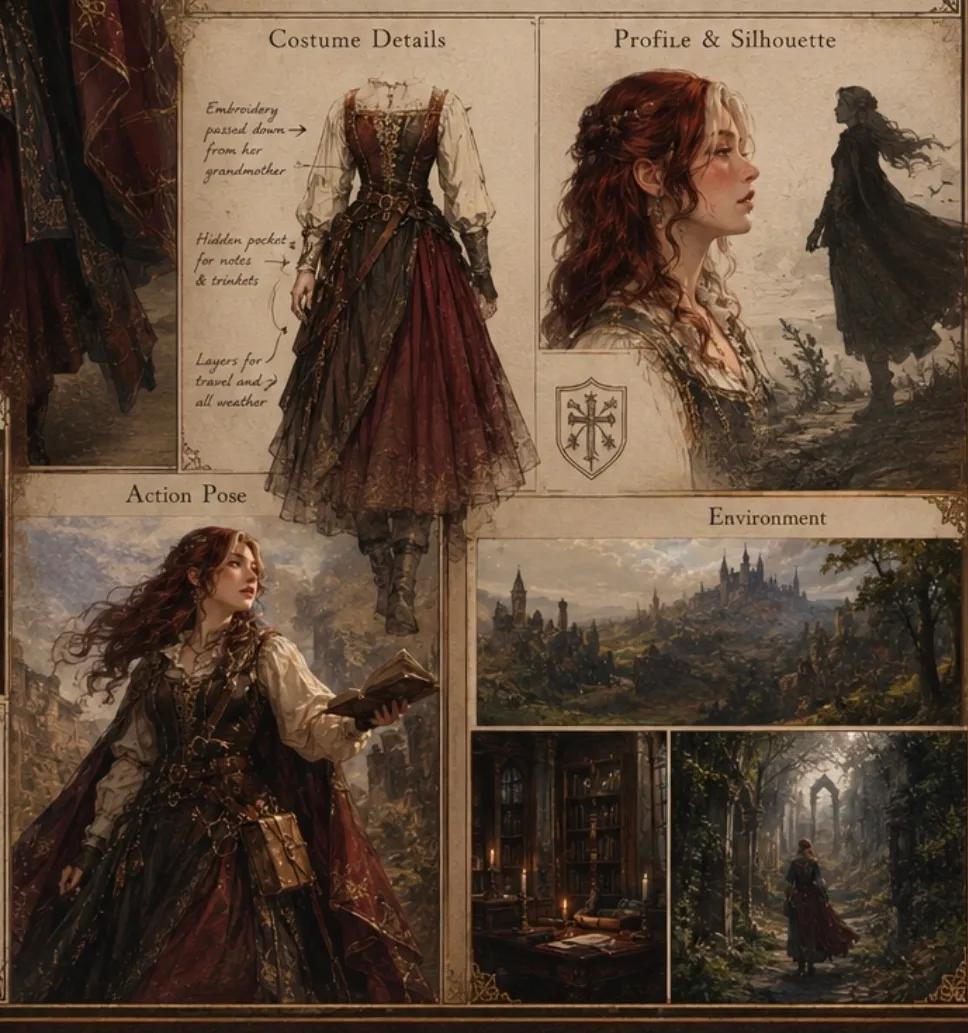 Renaissance Character Sheet 2